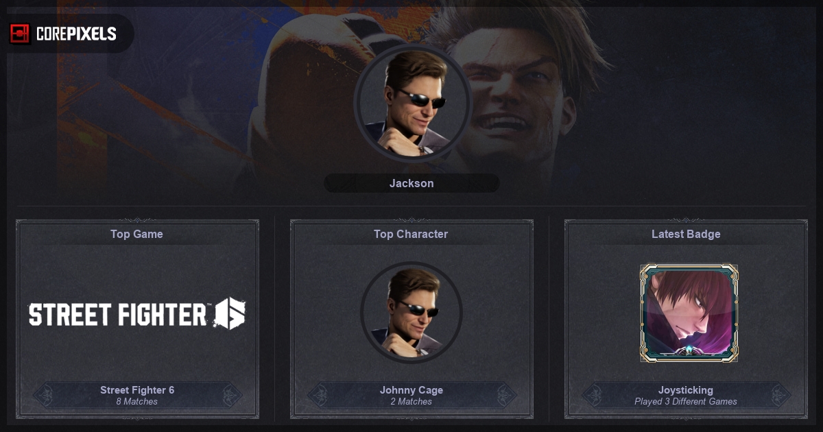 CorePixels - Jackson Profile